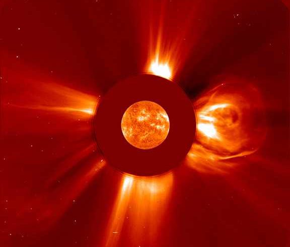 March 13th 1989 Solar Flare-SOHO