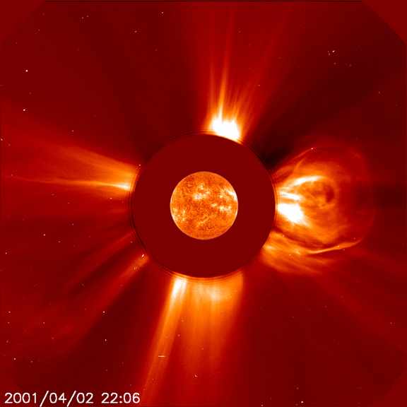 March 13th 1989 Solar Flare-SOHO