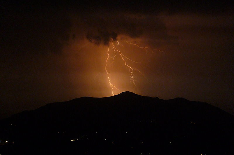 Thunderstorm over Corfu