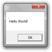 Hello World! in Visual Basic