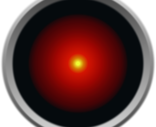 HAL9000 red camera eye