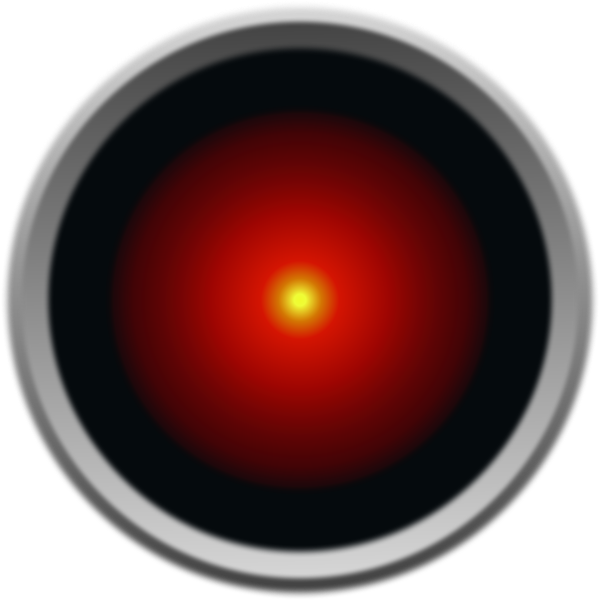 HAL9000 red camera eye