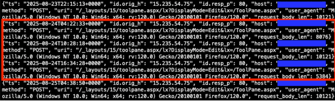 [Guest Diary] Hunting for SharePoint In-Memory ToolShell Payloads, (Tue, Dec 2nd)