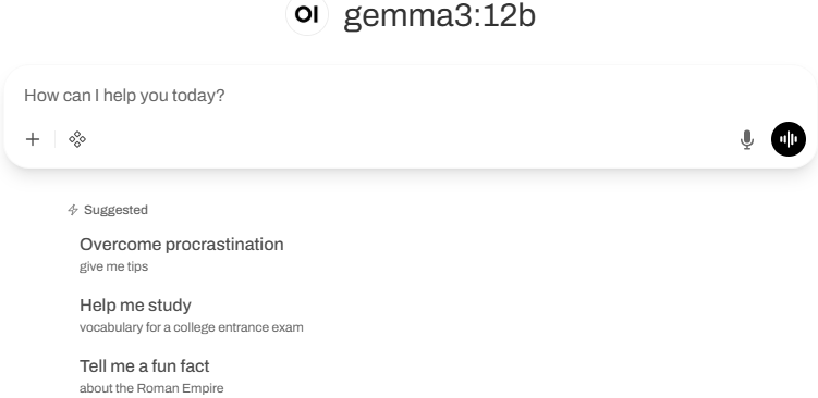 Using AI Gemma 3 Locally with a Single CPU , (Wed, Dec 10th)