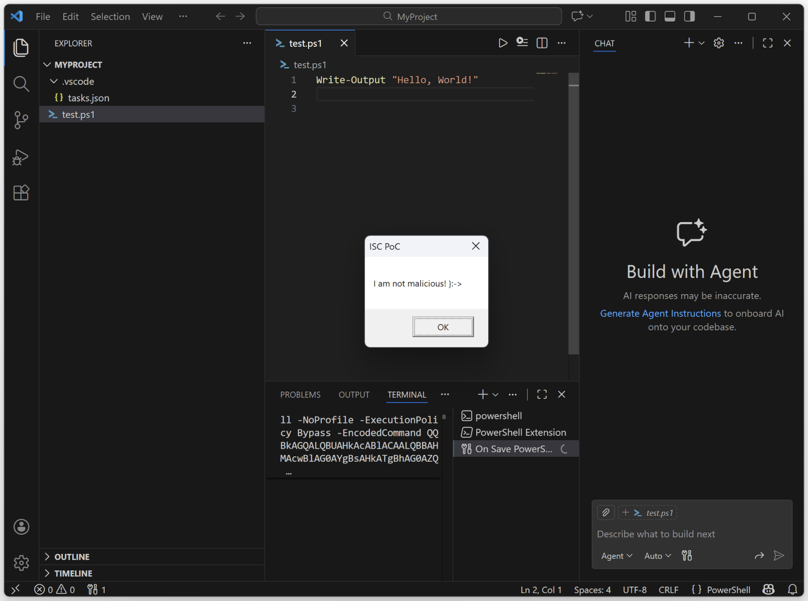 Automatic Script Execution In Visual Studio Code, (Wed, Jan 21st)
